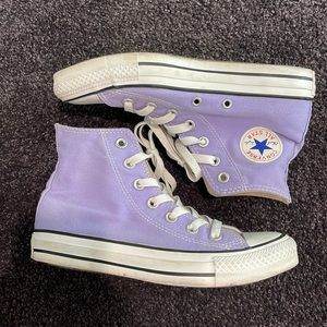Purple, High-Top Converse